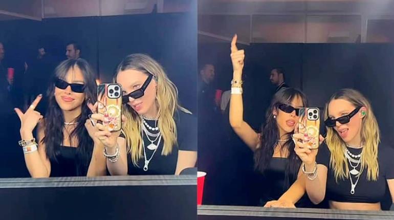 Belinda y Danna Paola sorprenden a fans cantando juntas "La Mala"