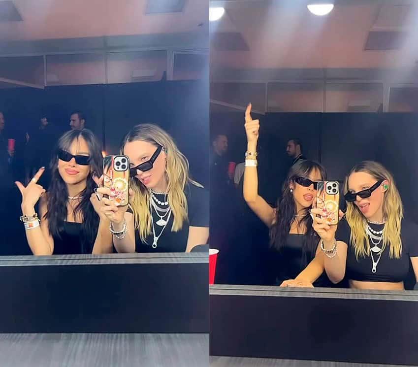 Belinda y Danna Paola sorprenden a fans cantando juntas "La Mala"