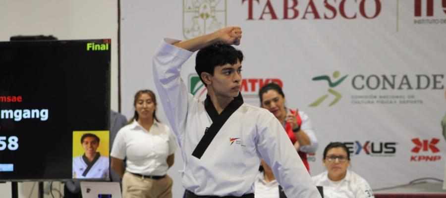 Tabasqueño Alejandro Lobato es subcampeón en Poomsae Nacional