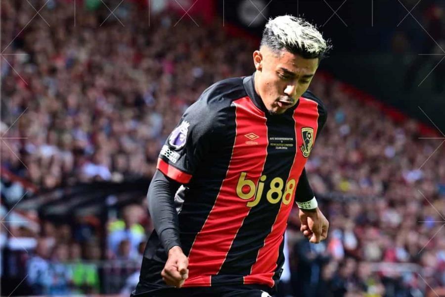 Santi Giménez participa en empate del Feyenoord y Julián Araujo con el Bournemouth