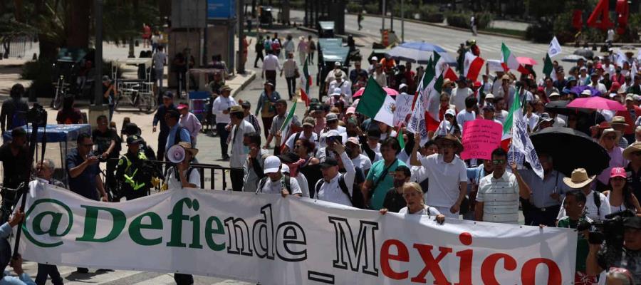 Trabajadores del Poder Judicial marchan contra reforma en CDMX y otros estados