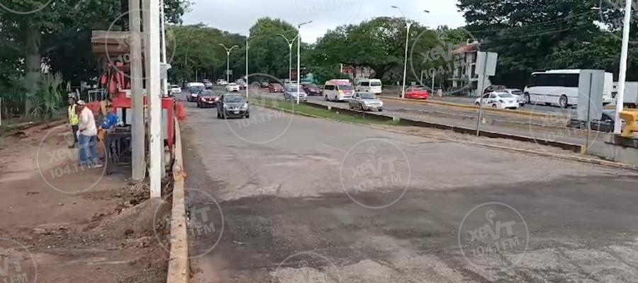 Próxima semana volverán a cerrar carril en Ruiz Cortines por mantenimiento de puentes