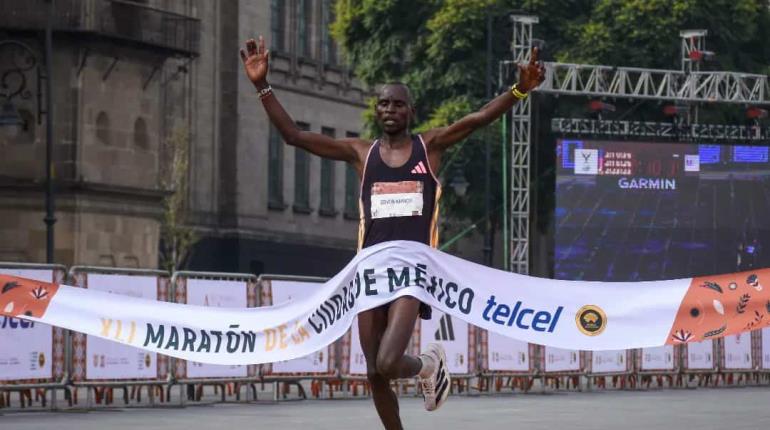 Kenianos dominan el Maratón de la CDMX