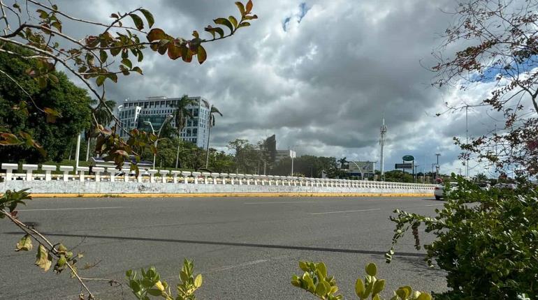 Prevén ambiente caluroso para este martes en Tabasco, con posibilidad de lluvias muy fuertes