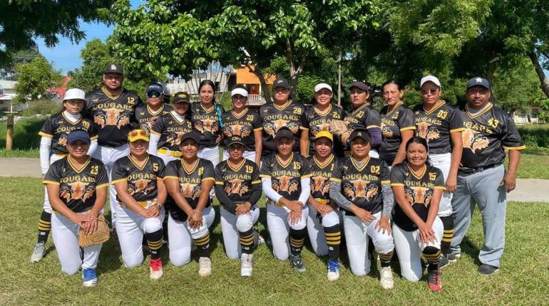 Cougars Huimanguillo, campeonas del 1er Torneo Estatal de Softbol