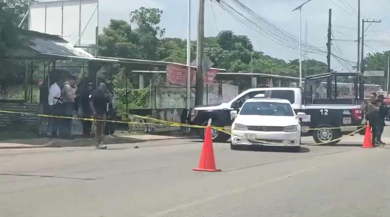 Atacan a balazos a 2 hombres en Teapa; uno muere en el lugar y otro más tarde en el hospital