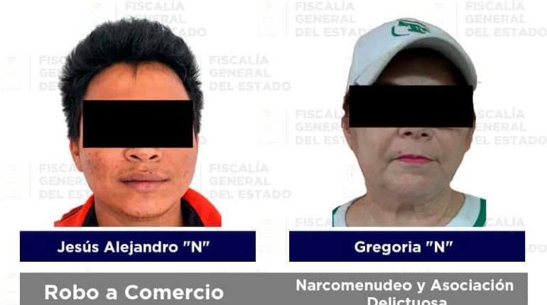 Detiene la FGE a mujer por presunto narcomenudeo en Teapa