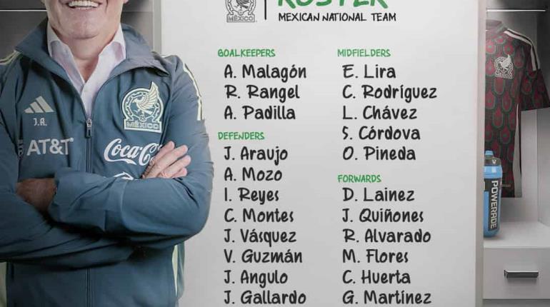 Jesús Gallardo y Diego Lainez, en primera convocatoria de Javier Aguirre en el Tri