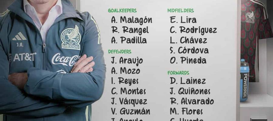 Jesús Gallardo y Diego Lainez, en primera convocatoria de Javier Aguirre en el Tri