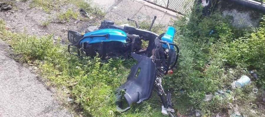 Menor muere y su mamá es gravemente herida tras accidente en motocicleta en Centro