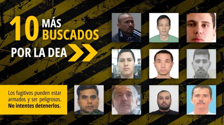 Embajada de EE.UU. comparte la lista de los 10 más buscados por la DEA, tras enfrentamiento en Culiacán