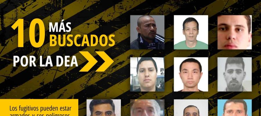 Embajada de EE.UU. comparte la lista de los 10 más buscados por la DEA, tras enfrentamiento en Culiacán