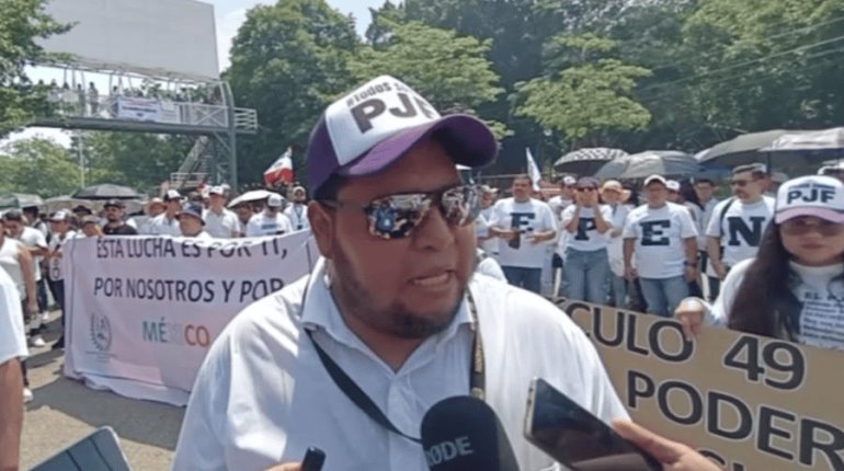 Altos mandos impidieron a trabajadores locales participar en protesta contra Reforma Judicial: Manifestantes