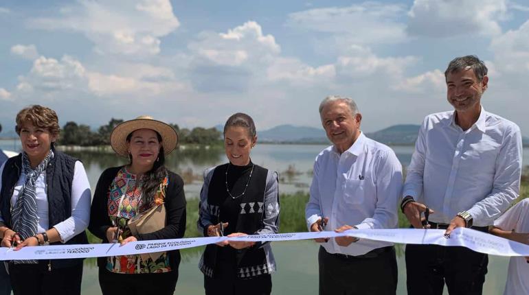 Inaugura AMLO Parque Ecológico Lago de Texcoco