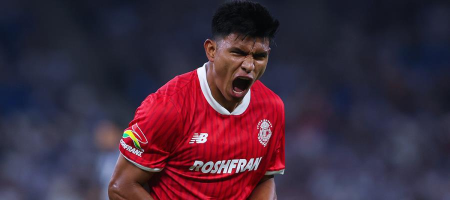 El tabasqueño Jesús Gallardo anota en victoria del Toluca Vs Rayados