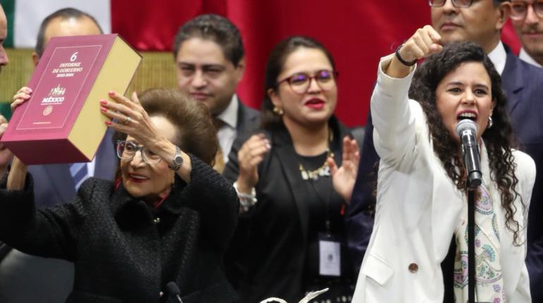 Entrega Luisa Alcalde último Informe de Gobierno de AMLO al Congreso