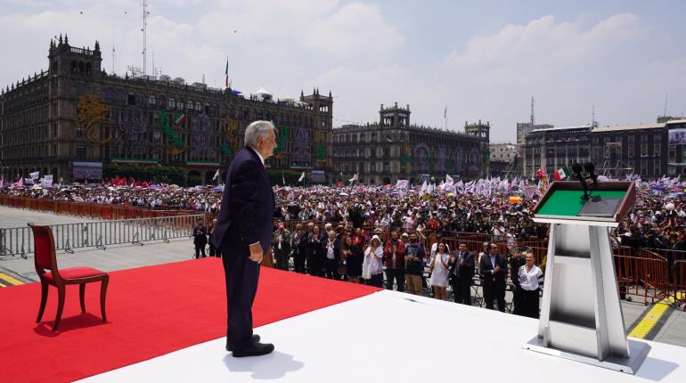 ¡A mano alzada! Obrador realiza consulta sobre Reforma Judicial en último Informe