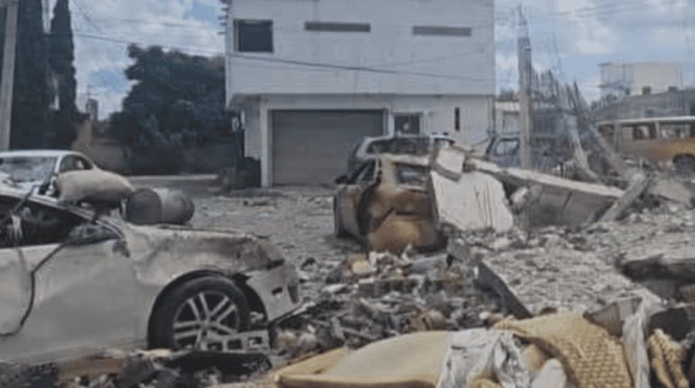 2 muertos, 11 lesionados y daños en casas y vehículos, saldo de explosión en Tamaulipas