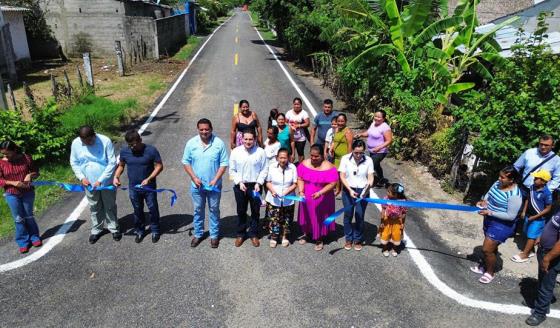 Inauguran Chelo Cano obra de rehabilitación en Ejido Reforma en Cunduacán