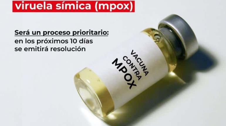 Inician ante Cofepris trámite para venta de vacuna contra mpox