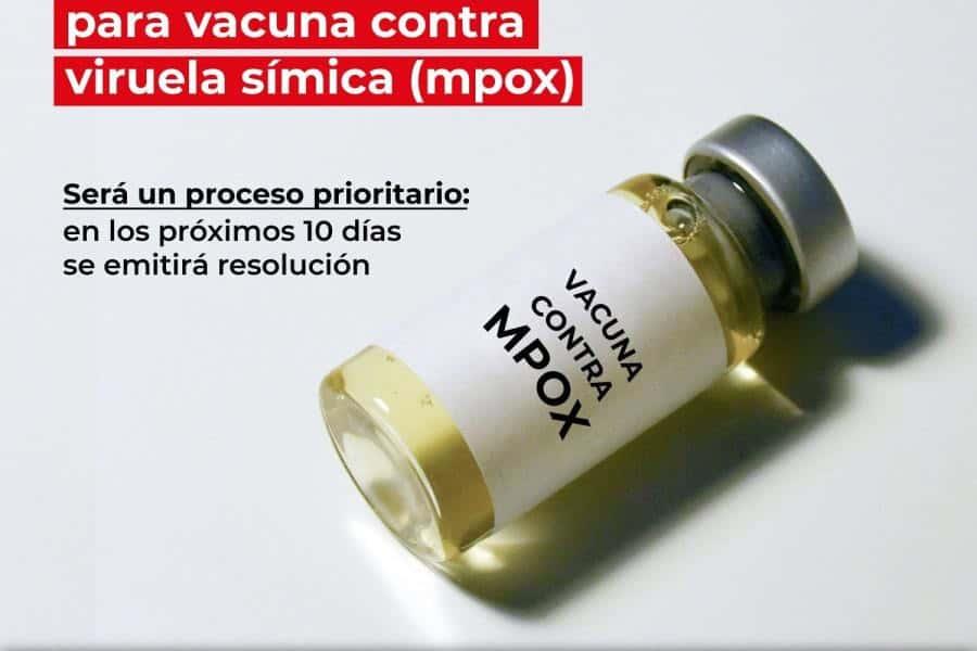 Inician ante Cofepris trámite para venta de vacuna contra mpox