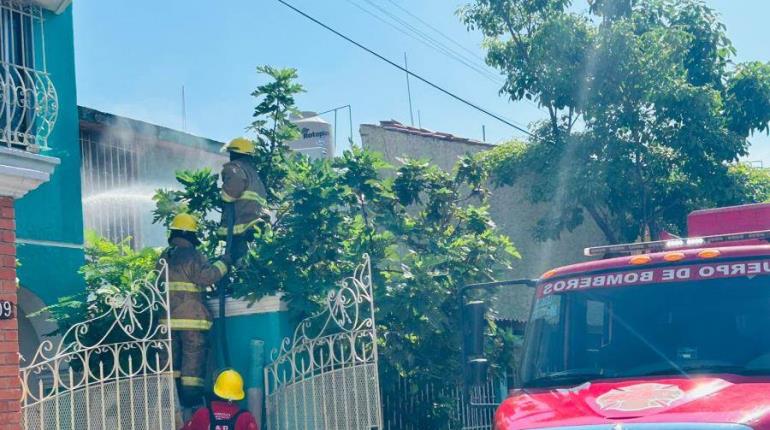 Se incendia vivienda en la colonia Gaviotas