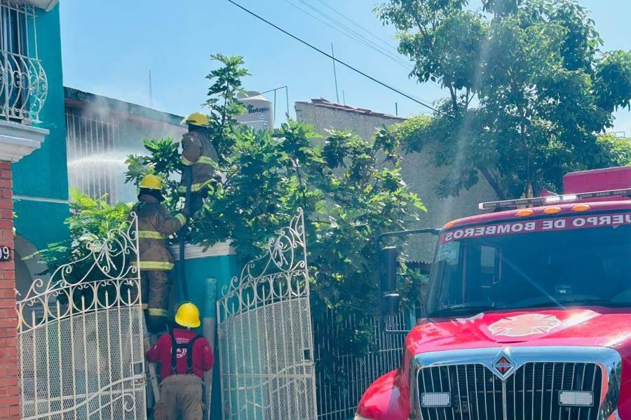 Se incendia vivienda en la colonia Gaviotas