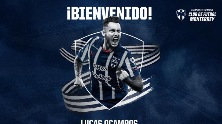 Siguen reforzándose: Rayados de Monterrey anuncia a Lucas Ocampo como su nuevo futbolista