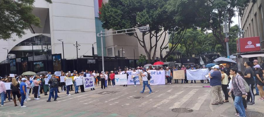 Trabajadores del Poder Judicial extienden protestas al Senado tras aprobación de reforma