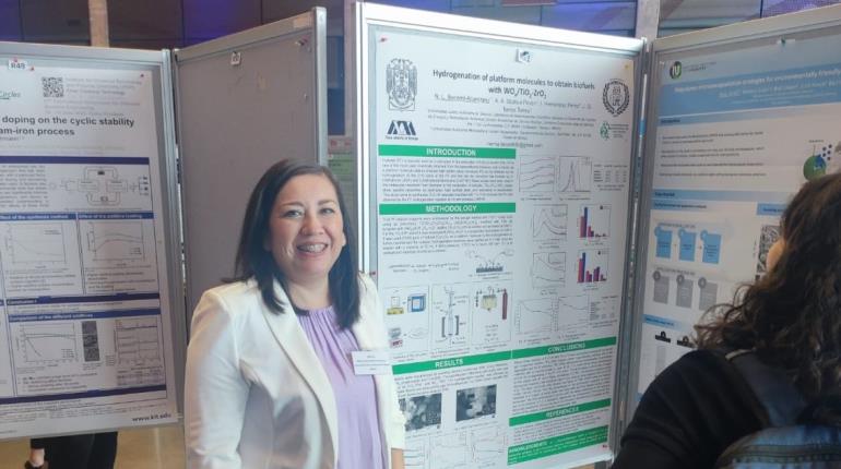 Alumna de Doctorado en Química de la UJAT expone en Finlandia proyecto sobre biocombustible verde