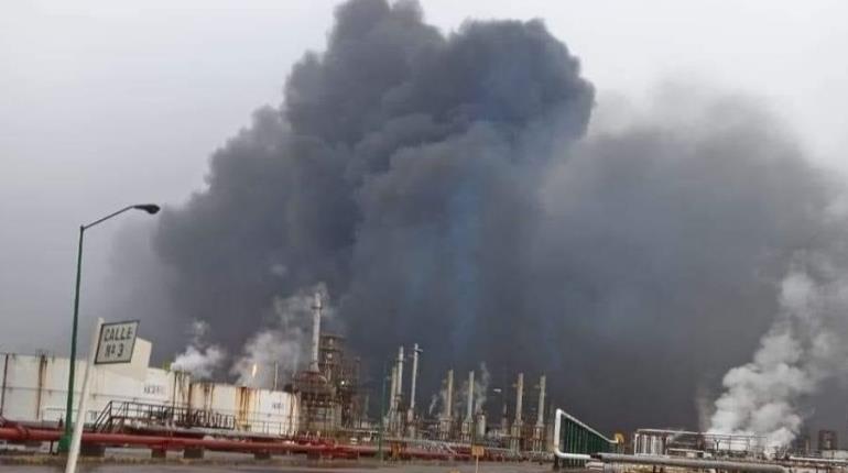 Se registra incendio en refinería de Salina Cruz, Oaxaca