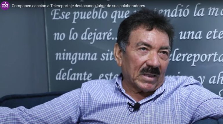 Telereportaje, herencia de tabasqueños: Domingo García compone canción al programa emblema de XEVT