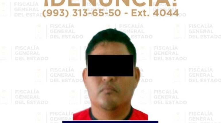 Detiene FGE a responsable de feminicidio en Macuspana