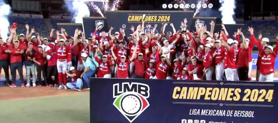 Diablos Rojos festejará este miércoles campeonato 17 de la LMB en el Harp Helú