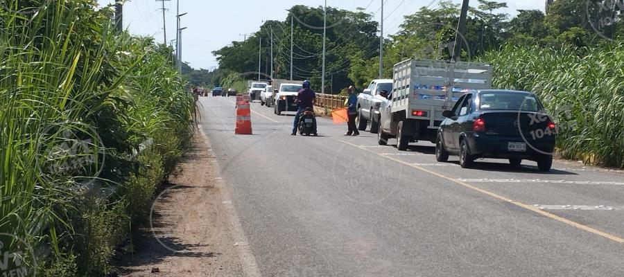 Dan mantenimiento al puente La Sierra; cerrará 4 horas este viernes