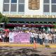 Trabajadores del Poder Judicial protestan en Congreso local