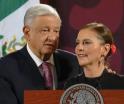 "Ya vámonos" le dice Gutiérrez Müller a AMLO en plena Mañanera... y él seguía hablando