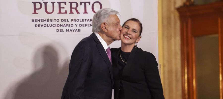 Él debe estar donde quiere: Gutiérrez Müller sobre jubilación de AMLO en Palenque