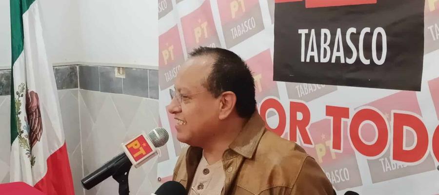 Da PT Tabasco beneficio de la duda a Efraín Morales, como próximo titular de Conagua