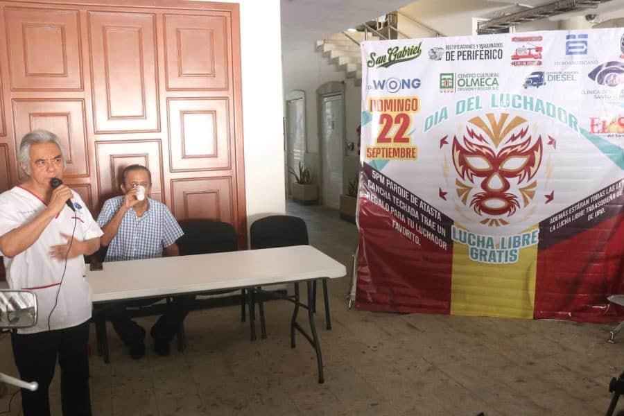 Festejarán Día del Luchador con función el 22 de septiembre en Atasta