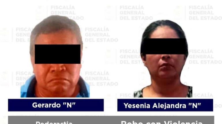 Detiene FGE a pareja por violación