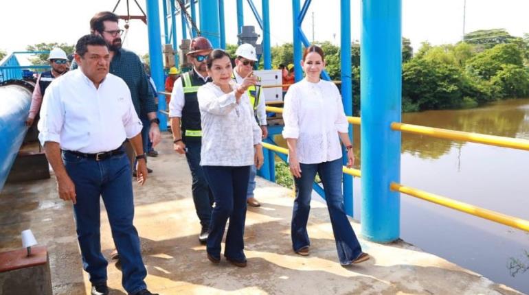 May recorre la plataforma de captación y potabilizadora Carrizal II