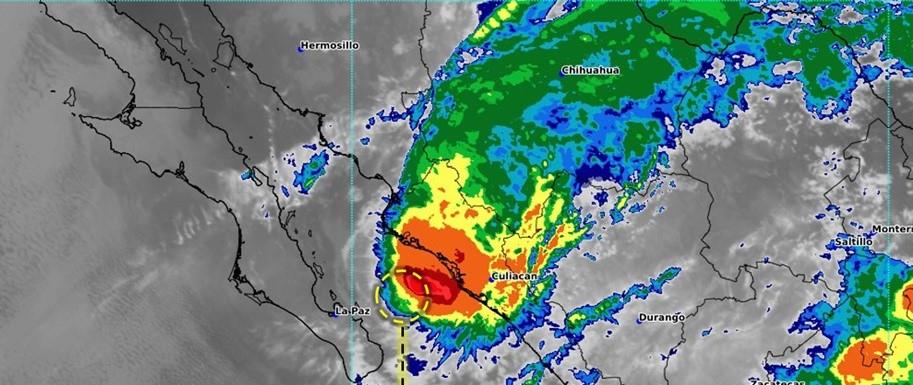 La tormenta Ileana se acerca a las costas de Baja California Sur