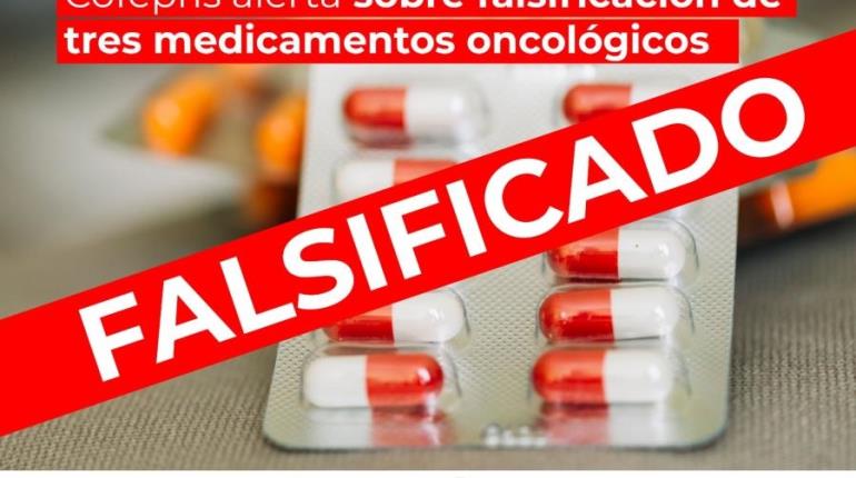 Alerta Cofepris por falsificación de medicamentos para tratar cáncer