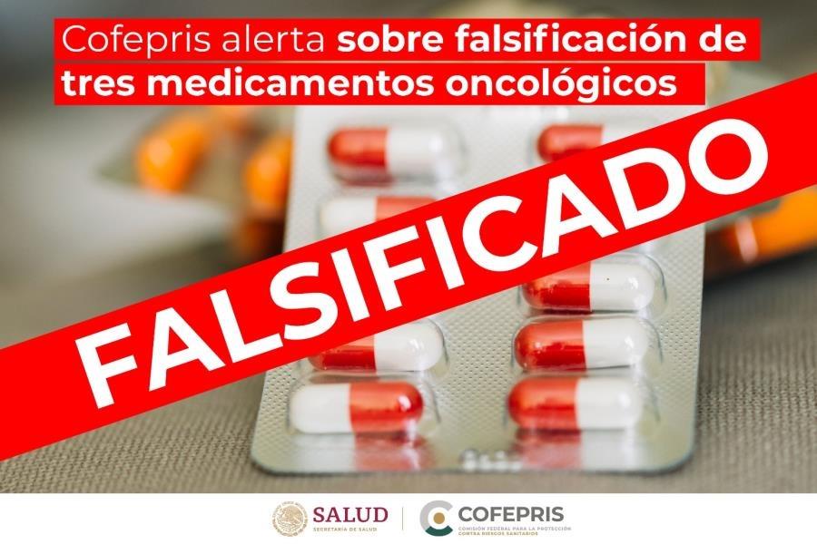 Alerta Cofepris por falsificación de medicamentos para tratar cáncer