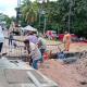 Concluyen hincado de ataguías en puente sobre laguna de Las Ilusiones