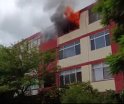 Incendio consume departamento en Monterrey; no se reportan heridos