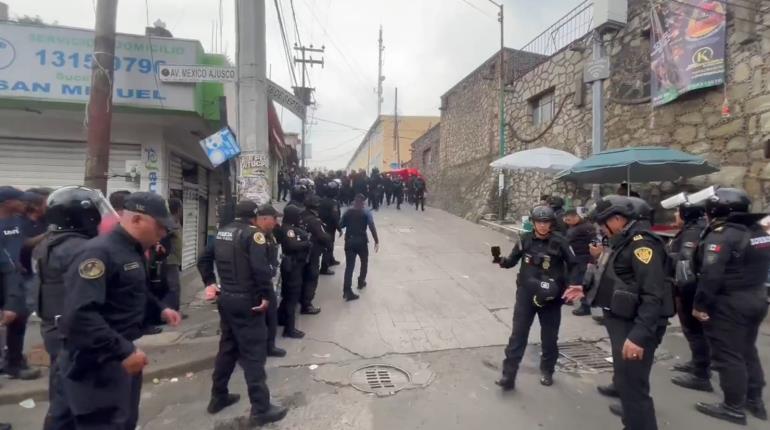 Asesinan a mando de la SSC y a un civil durante balacera en Tlalpan; hay 3 detenidos