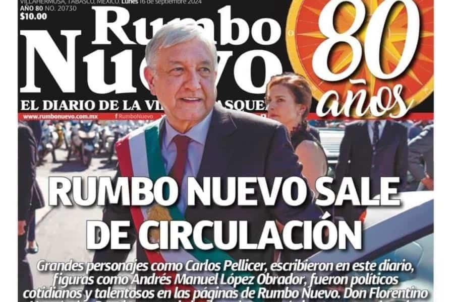 Rumbo Nuevo sale de circulación a semanas de cumplir su 81 aniversario