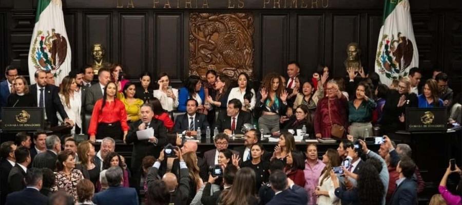 Opositores critican promulgación de la reforma judicial en el DOF